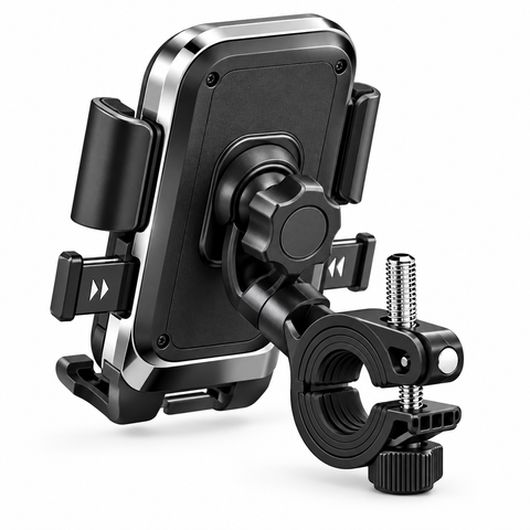 Alloy Bike Phone Holder Rear Clamp View