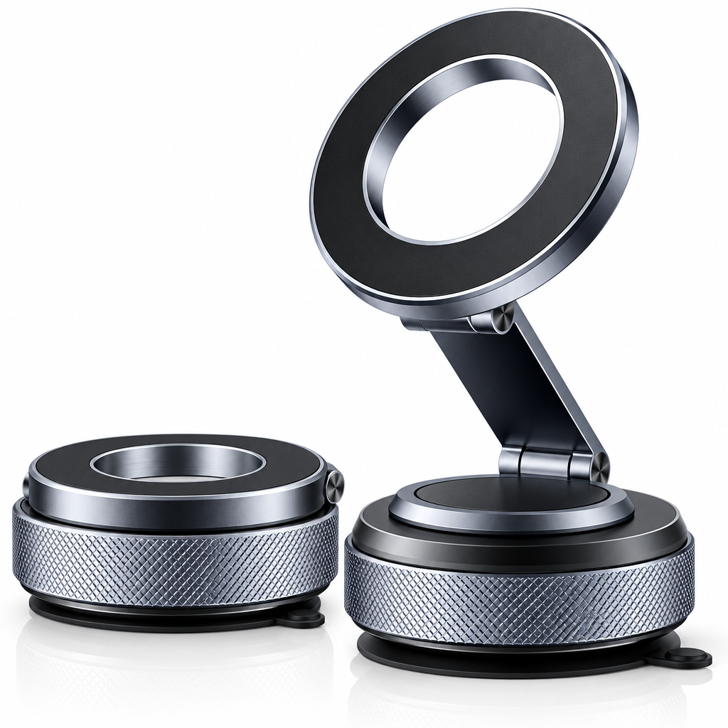 Magnetic Car Phone Holder Folded Extended